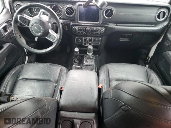 2019 Jeep Wrangler Unlimited Sahara with VIN 1C4HJXEN9KW691364, listed as a Copart auction lot 60405835 with 17,469 mi miles and Salvage title. Bid and sale history available at DreamBid. Image 8.