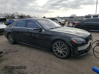 2018 Mercedes-Benz S 560 with VIN WDDUG8DB0JA421872, listed as a Copart auction lot 44194975 with 73,566 mi miles and Salvage Title. Bid and sale history available at carsss.com. Image 4.