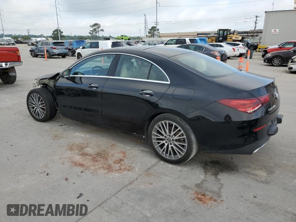 2020 Mercedes-Benz CLA with VIN W1K5J4GB7LN095865, listed as a Copart auction lot 48566433 with 15,124 mi miles. Bid and sale history available at carsss.com. Image 2.