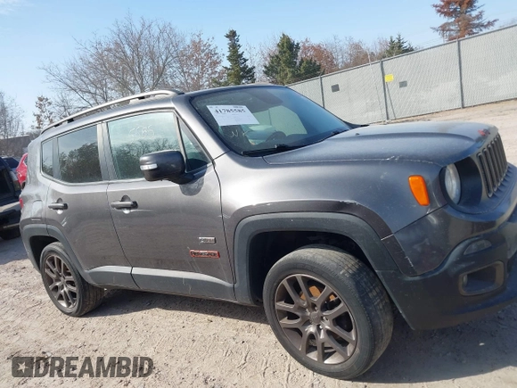 2016 Jeep Renegade Latitude with VIN ZACCJBBT8GPE15701, listed as a IAAI auction lot 41785585 with Not Provided miles. Bid and sale history available at carsss.com. Image 13.