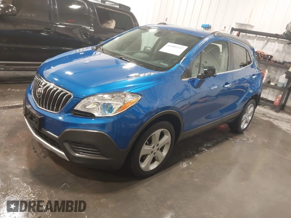 2016 Buick Encore with VIN KL4CJASB5GB601797, listed as a IAAI auction lot 41909757 with 112,814 mi miles. Bid and sale history available at carsss.com. Image 19.