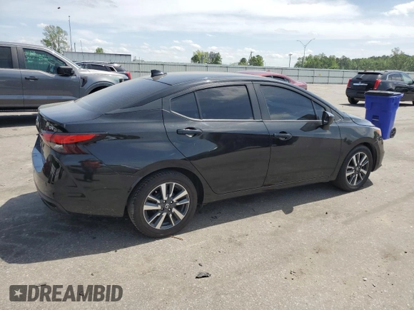 2022 Nissan Versa SV with VIN 3N1CN8EV4NL827255, listed as a Copart auction lot 53330135 with 49,597 mi miles and Salvage title. Bid and sale history available at DreamBid. Image 3.