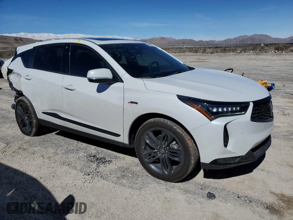 2022 Acura RDX w/A-Spec Package with VIN 5J8TC1H6XNL005572, listed as a Copart auction lot 43142853 with 10,700 mi miles. Bid and sale history available at carsss.com. Image 4.