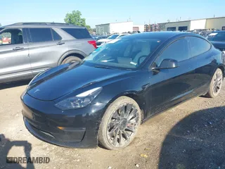 2022 Tesla Model 3 Performance with VIN 5YJ3E1ECXNF263287, listed as a IAAI auction lot 39663452 with 58,347 mi miles. Bid and sale history available at carsss.com. Image 19.
