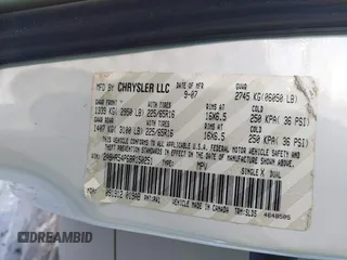 2008 Chrysler Town & Country Touring with VIN 2A8HR54P68R150251, listed as a IAAI auction lot 41351508 with Not provided miles and . Bid and sale history available at DreamBid. Image 9.