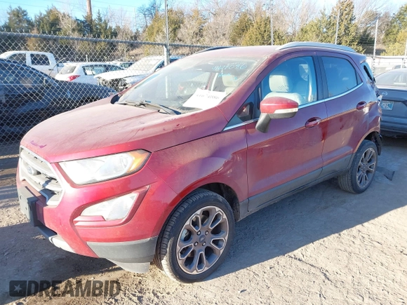 2019 Ford EcoSport Titanium z VIN MAJ6S3KL4KC271163, wystawiony jako IAAI lot #41674086 z przebiegiem 117 265 mil mil oraz . Historia ofert i sprzedaży dostępna na DreamBid. Obrazek 17.