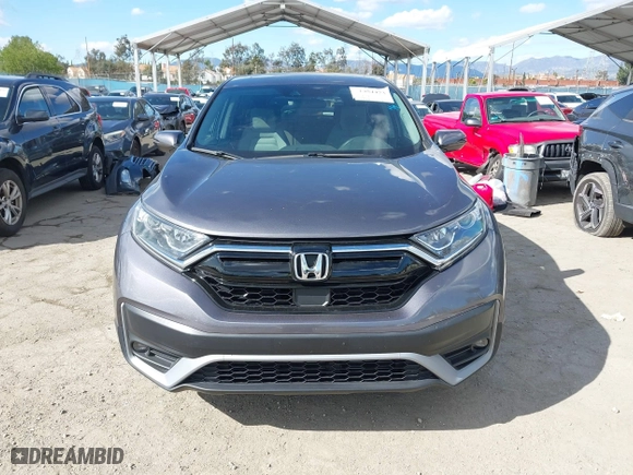 2021 Honda CR-V EX with VIN 2HKRW1H55MH422771, listed as a IAAI auction lot 41954473 with 47,148 mi miles. Bid and sale history available at carsss.com. Image 12.