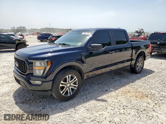 2023 Ford F-150 XL with VIN 1FTEW1CP8PKF56672, listed as a Copart auction lot 56911865 with 34,124 mi miles and Non repairable. Bid and sale history available at DreamBid. Image 1.