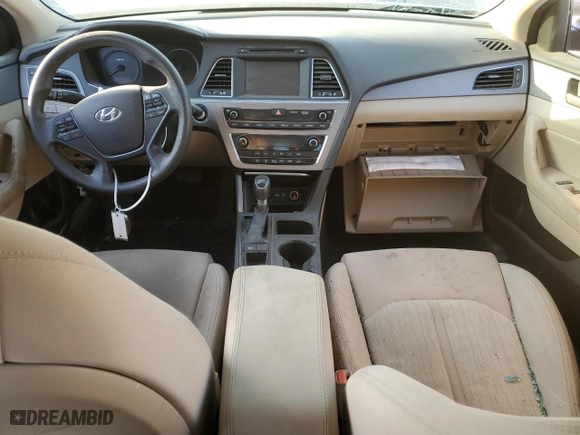 2017 Hyundai Sonata Hybrid SE with VIN KMHE24L13HA054874, listed as a Copart auction lot 47503095 with 0 mi miles and Salvage Title. Bid and sale history available at carsss.com. Image 8.