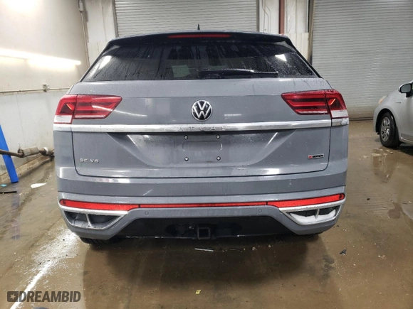 2021 Volkswagen Atlas Cross Sport 3.6L V6 SE w/Technology R-Line with VIN 1V2RE2CA4MC226442, listed as a Copart auction lot 81590624 with 33,411 mi miles and Salvage Title. Bid and sale history available at carsss.com. Image 6.