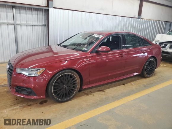 2017 Audi A6 with VIN WAUH2BFC8HN056404, listed as a Copart auction lot 62968285 with 198,328 mi miles and Clean title. Bid and sale history available at DreamBid. Image 1.