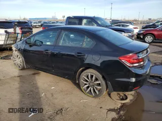 2015 Honda Civic Sedan EX-L with VIN 19XFB2F98FE027873, listed as a Copart auction lot 51871725 with 131,668 mi miles and Salvage Title. Bid and sale history available at carsss.com. Image 2.