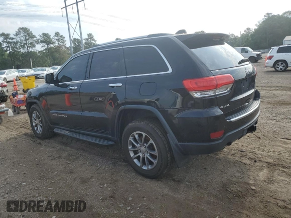 2014 Jeep Grand Cherokee Limited with VIN 1C4RJFBT4EC240947, listed as a Copart auction lot 57966045 with 184,467 mi miles and Clean title. Bid and sale history available at DreamBid. Image 2.