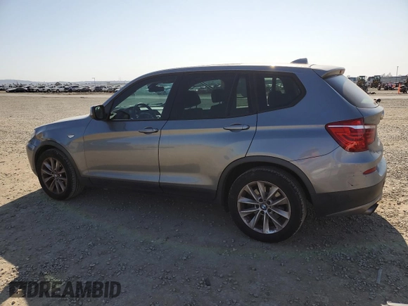 2013 BMW X3 xDrive28i with VIN 5UXWX9C56D0A11027, listed as a Copart auction lot 52176525 with 215,712 mi miles and Clean Title. Bid and sale history available at carsss.com. Image 2.