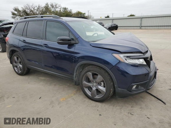 2019 Honda Passport Touring z VIN 5FNYF7H97KB000093, wystawiony jako Copart lot #78888424 z przebiegiem 41 742 mil mil oraz Szkoda całkowita • Salvage title. Historia ofert i sprzedaży dostępna na DreamBid. Obrazek 4.