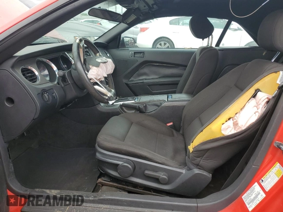 2013 Ford Mustang V6 with VIN 1ZVBP8EM8D5209863, listed as a Copart auction lot 56799405 with 120,342 mi miles and Salvage title. Bid and sale history available at DreamBid. Image 7.