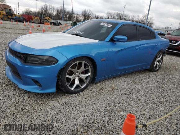 2015 Dodge Charger RT with VIN 2C3CDXCT2FH777384, listed as a Copart auction lot 49729685 with 96,718 mi miles and Salvage Title. Bid and sale history available at DreamBid. Image 1.