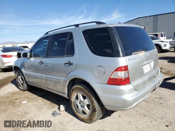 2003 Mercedes-Benz M 350 with VIN 4JGAB57E53A411711, listed as a Copart auction lot 85751154 with 114,483 mi miles and Salvage Title. Bid and sale history available at DreamBid. Image 2.