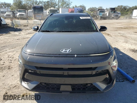 2024 Hyundai Kona N Line with VIN KM8HA3A35RU033474, listed as a Copart auction lot 82763824 with 9,424 mi miles and Salvage Title. Bid and sale history available at carsss.com. Image 5.