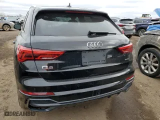 2022 Audi Q3 S line Premium Plus with VIN WA1EECF39N1082395, listed as a Copart auction lot 43380925 with 27,937 mi miles and Salvage Title. Bid and sale history available at carsss.com. Image 6.