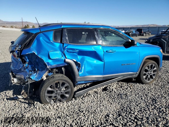 2021 Jeep Compass 80th Anniversary with VIN 3C4NJDEB0MT539277, listed as a Copart auction lot 83716994 with 55,728 mi miles and Salvage title. Bid and sale history available at DreamBid. Image 3.