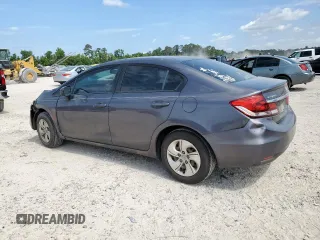 2015 Honda Civic LX with VIN 2HGFB2F54FH547491, listed as a Copart auction lot 57785885 with 161,682 mi miles and Salvage title. Bid and sale history available at DreamBid. Image 2.