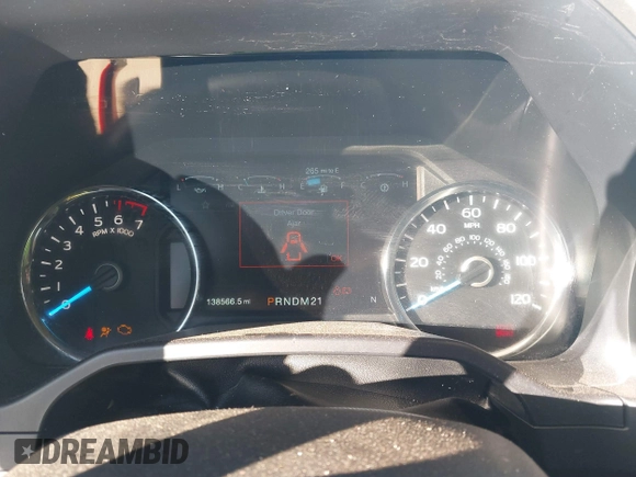 2017 Ford F-150 XL with VIN 1FTEW1CF1HFB04502, listed as a IAAI auction lot 40925741 with 138,566 mi miles and . Bid and sale history available at DreamBid. Image 7.