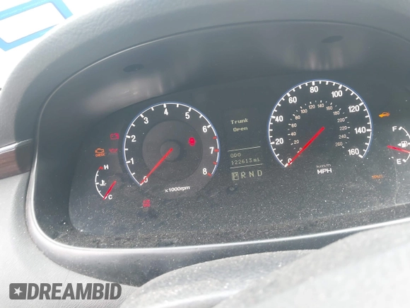 2009 Hyundai Azera Limited with VIN KMHFC46F49A392441, listed as a IAAI auction lot 41285125 with 122,613 mi miles and . Bid and sale history available at DreamBid. Image 7.