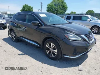 2020 Nissan Murano SV z VIN 5N1AZ2BSXLN140628, wystawiony jako IAAI lot #42236586 z przebiegiem 78 846 mil mil oraz . Historia ofert i sprzedaży dostępna na DreamBid. Obrazek 1.