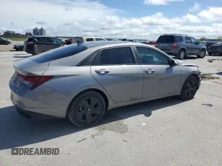 2022 Hyundai Elantra SEL with VIN KMHLM4AG9NU311619, listed as a Copart auction lot 50105495 with 39,170 mi miles and Non Repairable. Bid and sale history available at DreamBid. Image 3.