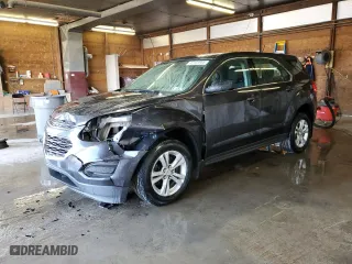 2016 Chevrolet Equinox LS with VIN 2GNFLEEK1G6197049, listed as a Copart auction lot 49169005 with 127,950 mi miles and Salvage Title. Bid and sale history available at carsss.com. Image 1.