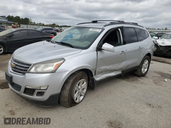 2014 Chevrolet Traverse LT with VIN 1GNKRGKD6EJ205497, listed as a Copart auction lot 50943275 with 198,536 mi miles and Salvage Title. Bid and sale history available at carsss.com. Image 1.