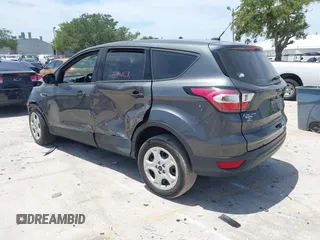 2018 Ford Escape S with VIN 1FMCU0F7XJUA16377, listed as a IAAI auction lot 42080136 with 81,060 mi miles and . Bid and sale history available at carsss.com. Image 3.