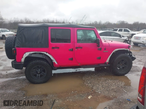 2016 Jeep Wrangler Unlimited Sport with VIN 1C4BJWDG1GL168500, listed as a IAAI auction lot 41535907 with 108,206 mi miles and . Bid and sale history available at DreamBid. Image 13.