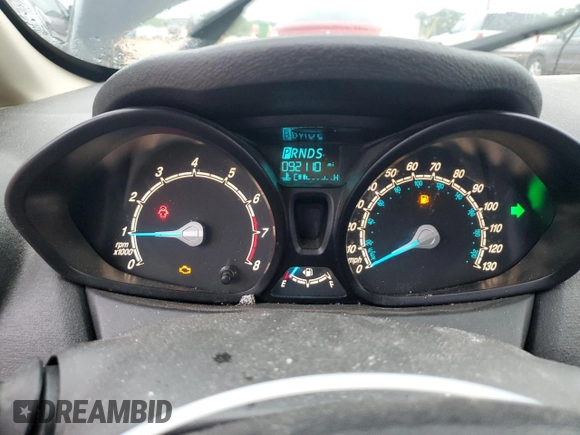 2018 Ford Fiesta S with VIN 3FADP4AJ3JM119192, listed as a Copart auction lot 55900225 with 92,110 mi miles and Salvage title. Bid and sale history available at DreamBid. Image 9.