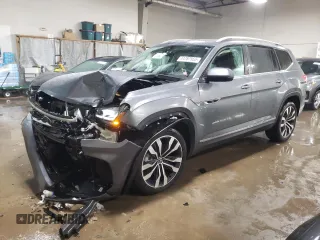 2021 Volkswagen Atlas SEL R-Line with VIN 1V2SR2CA0MC536612, listed as a Copart auction lot 44767555 with 48,869 mi miles and Salvage title. Bid and sale history available at DreamBid. Image 1.