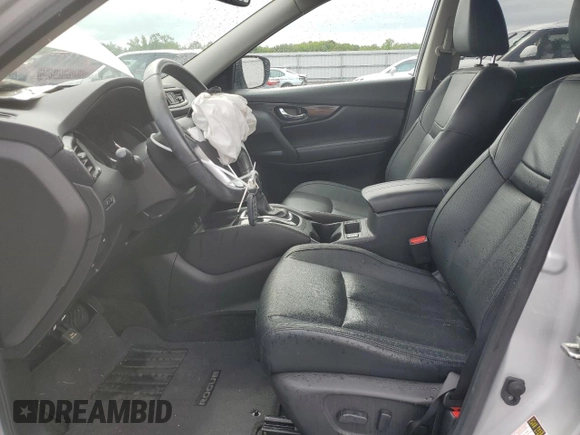 2017 Nissan Rogue S with VIN JN8AT2MVXHW283856, listed as a Copart auction lot 62866125 with 47,071 mi miles and Salvage title. Bid and sale history available at DreamBid. Image 7.
