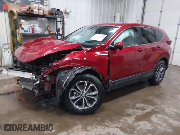 2022 Honda CR-V EX-L with VIN 2HKRW2H8XNH619209, listed as a IAAI auction lot 42042780 with 11,517 mi miles and . Bid and sale history available at DreamBid. Image 20.