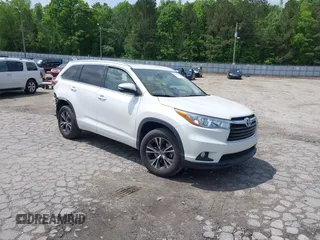 2016 Toyota Highlander XLE z VIN 5TDKKRFH3GS170784, wystawiony jako IAAI lot #42091024 z przebiegiem 83 300 mil mil oraz . Historia ofert i sprzedaży dostępna na DreamBid. Obrazek 1.