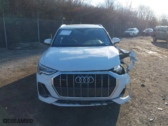 2023 Audi Q3 S line Premium Plus with VIN WA1EECF37P1025146, listed as a IAAI auction lot 41520532 with 36,717 mi miles. Bid and sale history available at carsss.com. Image 12.