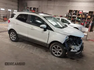 2019 Ford EcoSport SE with VIN MAJ3S2GE5KC290943, listed as a IAAI auction lot 41434961 with 168,376 mi miles and . Bid and sale history available at DreamBid. Image 1.