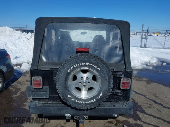 1999 Jeep Wrangler Sport with VIN 1J4FY19SXXP456810, listed as a IAAI auction lot 41725834 with 93,151 mi miles. Bid and sale history available at carsss.com. Image 16.