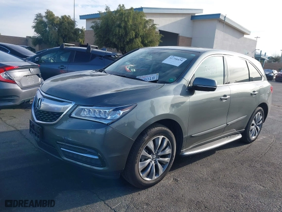 2014 Acura MDX Tech Pkg with VIN 5FRYD3H46EB007753, listed as a IAAI auction lot 41798434 with 62,404 mi miles. Bid and sale history available at carsss.com. Image 18.