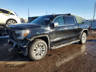 2020 GMC Sierra 1500 Denali with VIN 3GTU9FEDXLG133757, listed as a Copart auction lot 88258045 with 108,111 mi miles and Salvage title. Bid and sale history available at DreamBid. Image 1.