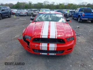2014 Ford Mustang V6 with VIN 1ZVBP8AMXE5223660, listed as a IAAI auction lot 42009379 with 83,329 mi miles. Bid and sale history available at carsss.com. Image 12.