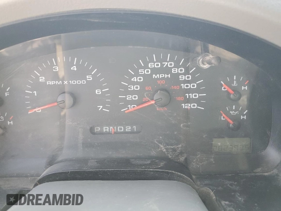 2005 Ford F-150 XLT с VIN 1FTPX14575NA30838, выставлен на аукционе Copart как лот 54443095 с пробегом 282 393 миль миль и Списание • Salvage title. История ставок и продаж доступна на DreamBid. Изображение 9.