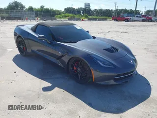2014 Chevrolet Corvette Z51 3LT with VIN 1G1YL3D70E5110276, listed as a IAAI auction lot 42763659 with 53,007 mi miles and . Bid and sale history available at DreamBid. Image 1.