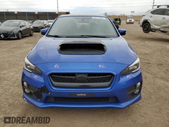 2017 Subaru WRX Limited with VIN JF1VA1L67H9829525, listed as a Copart auction lot 48771405 with 106,028 mi miles and Salvage title. Bid and sale history available at DreamBid. Image 5.