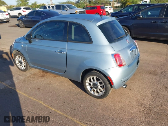 2015 FIAT 500 Pop with VIN 3C3CFFAR3FT556105, listed as a IAAI auction lot 41494276 with 94,826 mi miles. Bid and sale history available at carsss.com. Image 3.