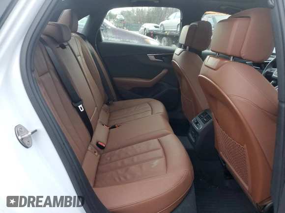 2021 Audi A4 S line Premium Plus with VIN WAUEAAF48MA027754, listed as a Copart auction lot 73360802 with 38,480 mi miles and . Bid and sale history available at DreamBid. Image 10.